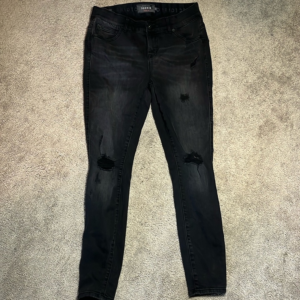 TORRID BOMBSHELL SKINNY JEANS, SIZE 12R